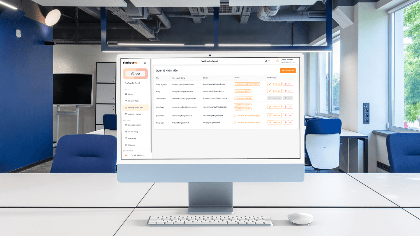 Manage Staff on Findtourgo Tour Operator Platform Guide