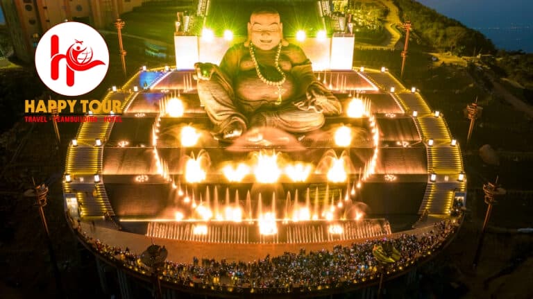 Tour Tây Ninh - Dâng Đăng - Xem nhạc nước buổi tối