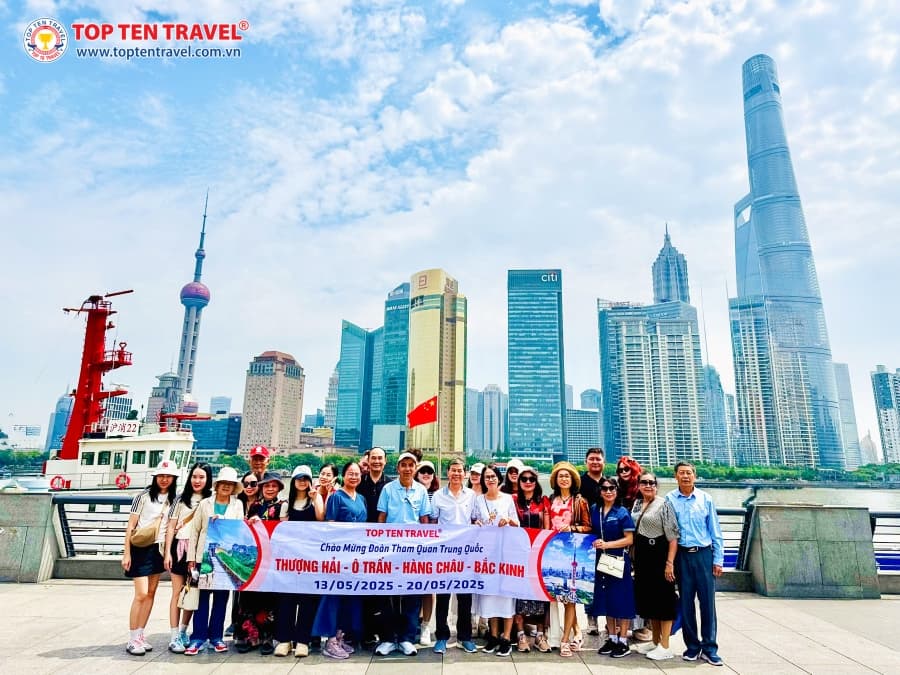 Tour Trung Quốc: Thượng Hải – Hàng Châu – Bắc Kinh
