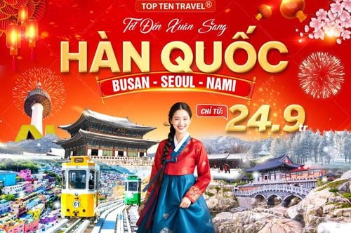 Du Lịch Hàn Quốc: Busan - Seoul - Nami 6N5D