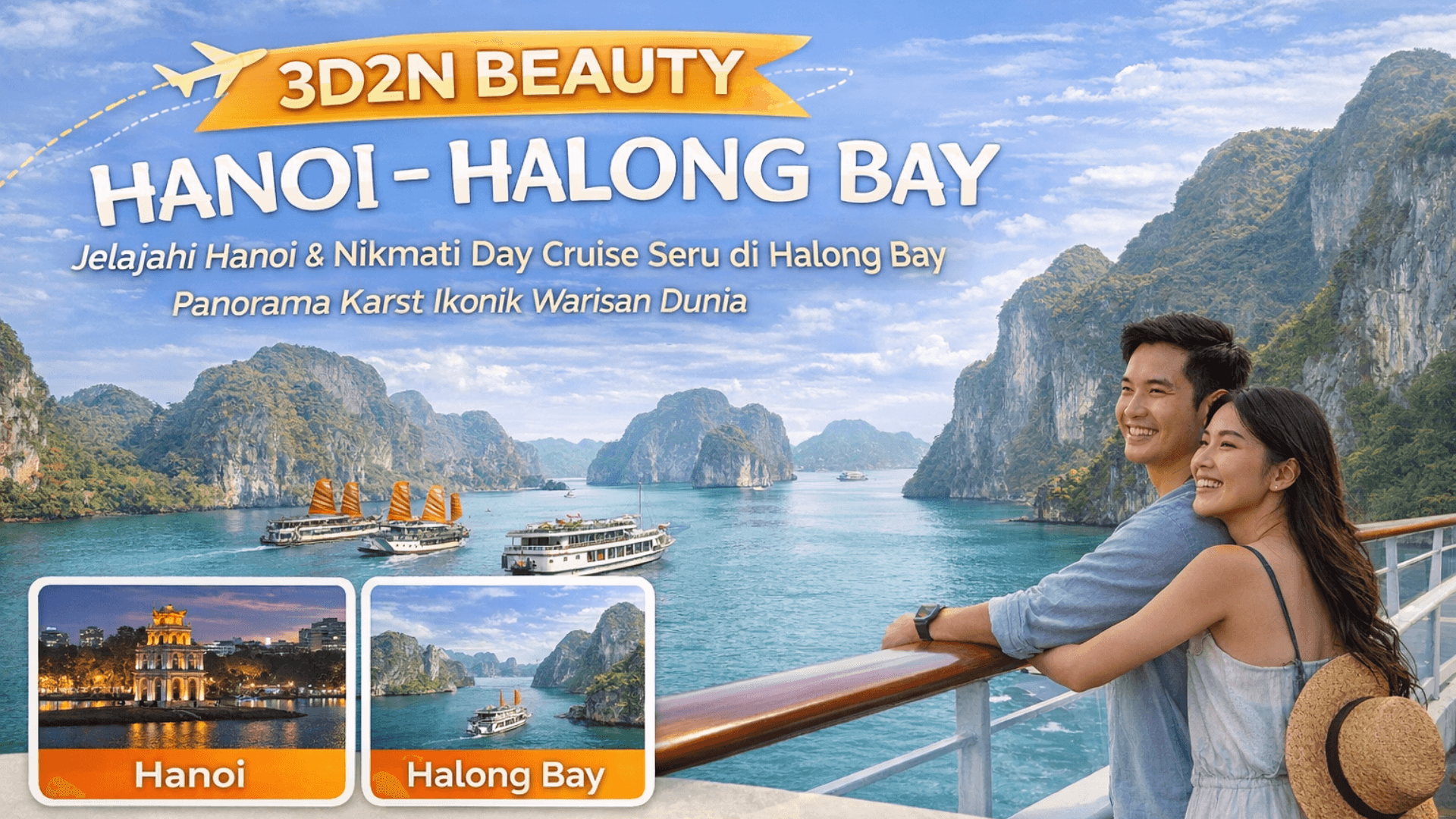 3D2N BEAUTY HANOI - HALONG BAY