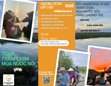 TOUR TRÀM CHIM - VỀ QUÊ MÙA NƯỚC NỔI 2N1Đ - Image - 3718