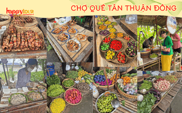 TOUR ĐỒNG THÁP 1 NGÀY  KHU DU LỊCH XẺO QUÍT - CHÈO XUỒNG BA LÁ CHỢ QUÊ TÂN THUẬN ĐÔNG - Image - 2825