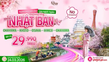 CHƯƠNG TRÌNH DU LỊCH NHẬT BẢN MÙA HOA ANH ĐÀO CHARTER OKAYAMA OKAYAMA • KOBE • KYOTO • OSAKA • HIMEJI • OKAYAMA NO SHOPPING - Image - 6477