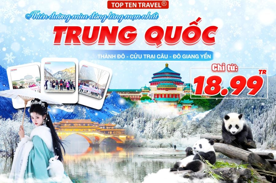 Du lịch Trung Quốc 'Khám Phá Cửu Trại Câu' 6N5D - Image - 3914