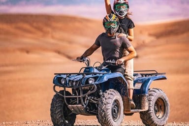 From Marrakech: Agafay Desert, Quad Tour, Camel Ride & Dinner Show - Image - 3345