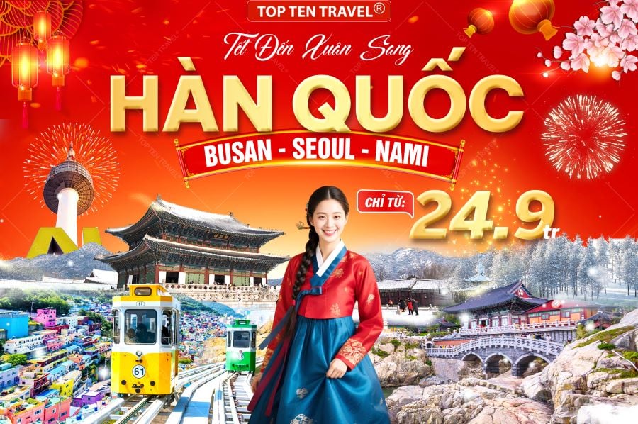 Du Lịch Hàn Quốc: Busan - Seoul - Nami 6N5D