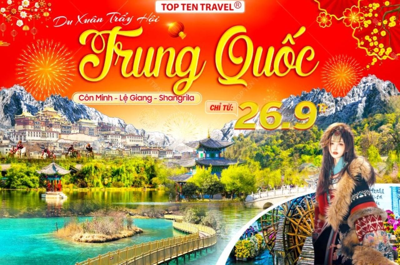 Tour Du lịch Trung Quốc Tết: Côn Minh - Đại Lý - Lệ Giang
