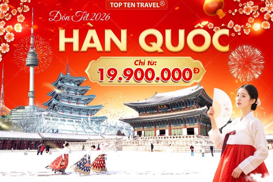 Tour Hàn Quốc Đón Tết 2026: Seoul - Nami - Everland 5N4D